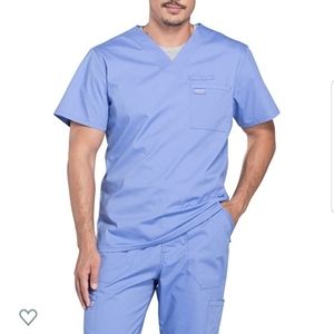 3 sets of Men's scrubs, blue, size small